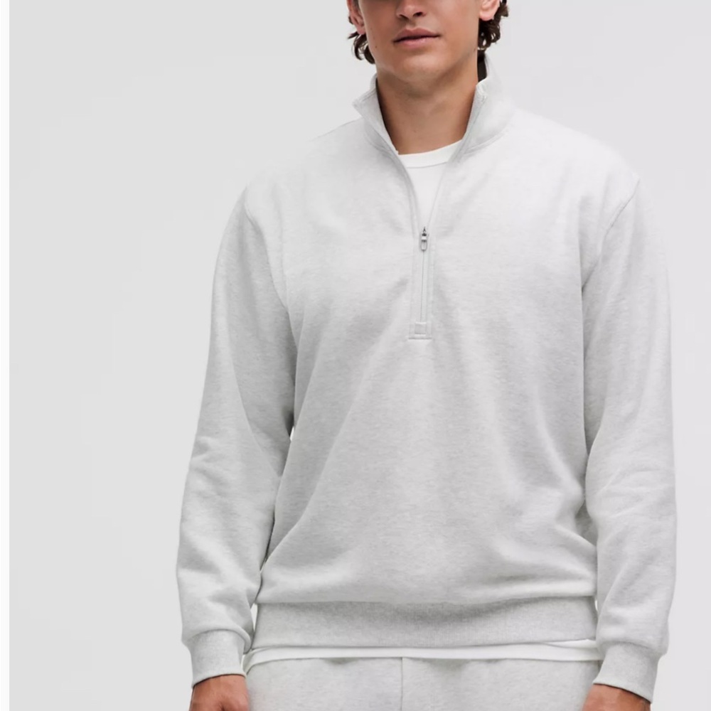 COPY - Steady state half zip hoodie in heathered grey